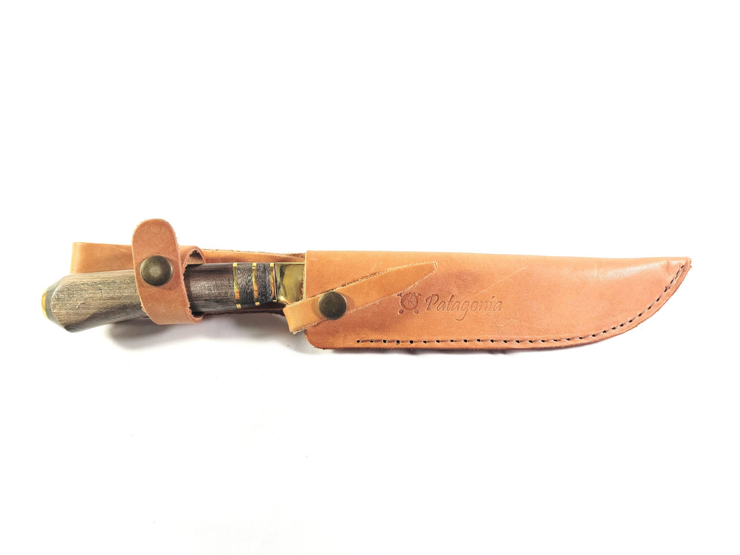 4,7 in. WOODEN HUNTING KNIFE.