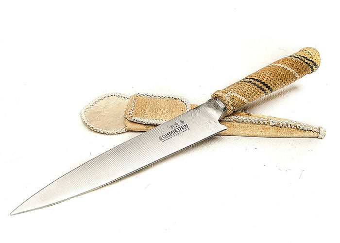 Honeycomb’ hand woven knife.