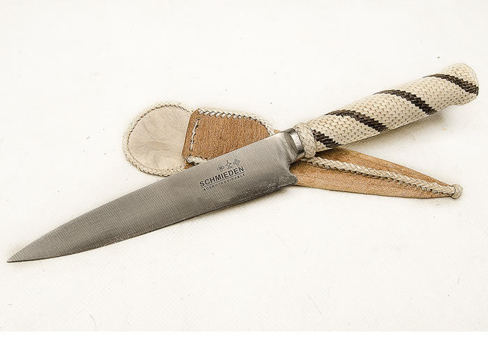 Honeycomb’ hand woven knife.