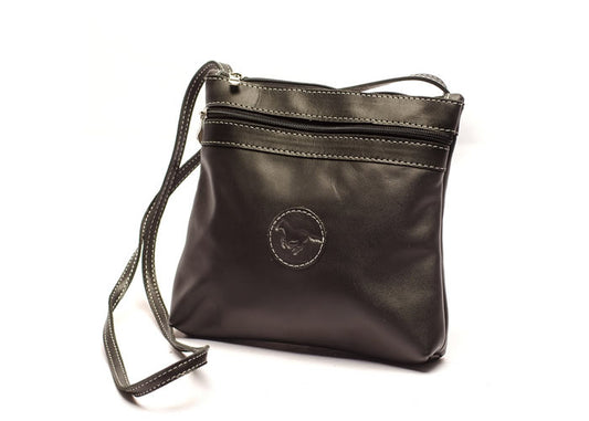 Large Black Crossbody bag.