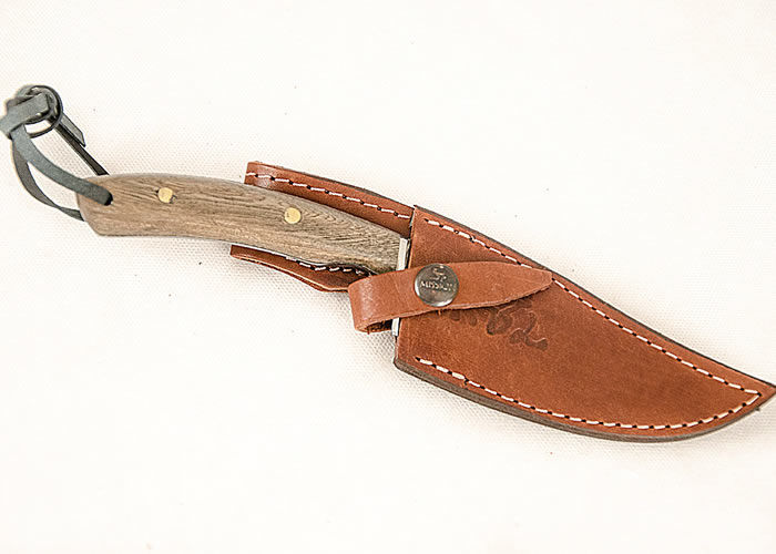 Verijero knife with wooden handle.