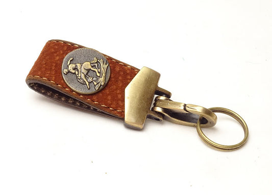 Capybara Key ring with applique.