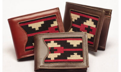Men’s “Pampa” wallet with double card slot and window ID section.